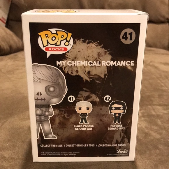 Platinum Skeleton Gerard Way Funko #41 - Picture 2 of 7